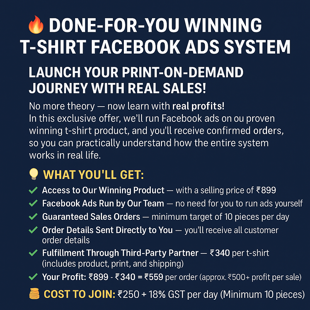 T-shirt Preorder Purchase